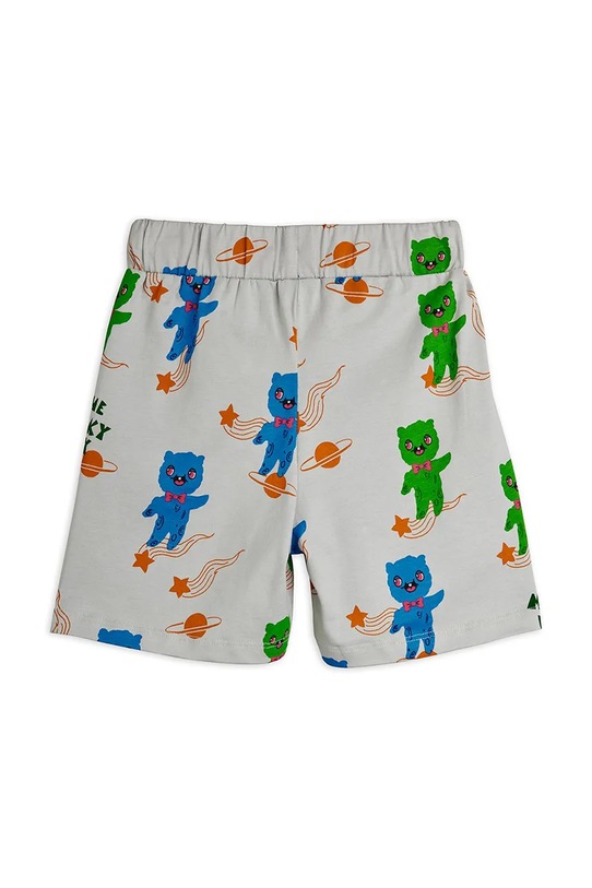 Mini Rodini szorty bawełniane dziecięce Aliens 26230119 szary SS26