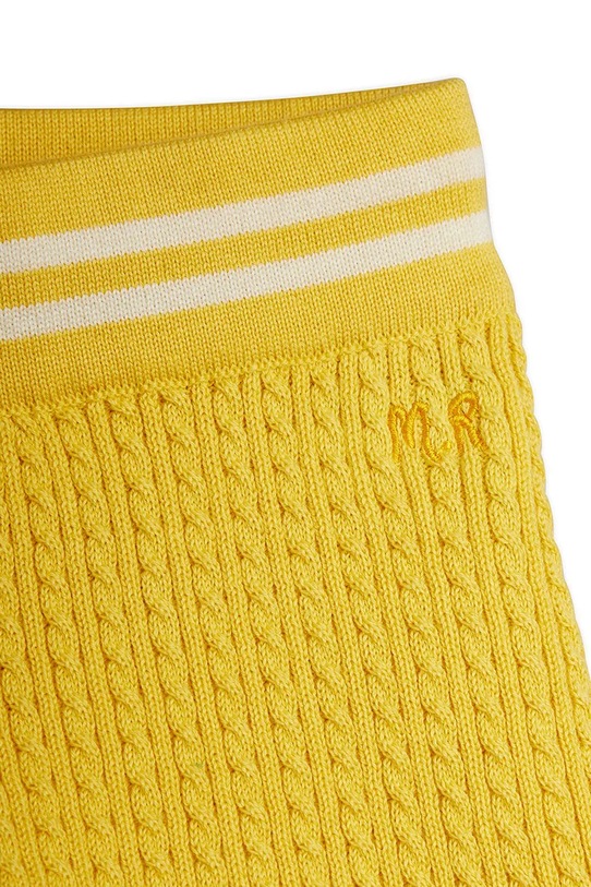 Chłopiec Mini Rodini szorty bawełniane dziecięce Cable 26230151 żółty