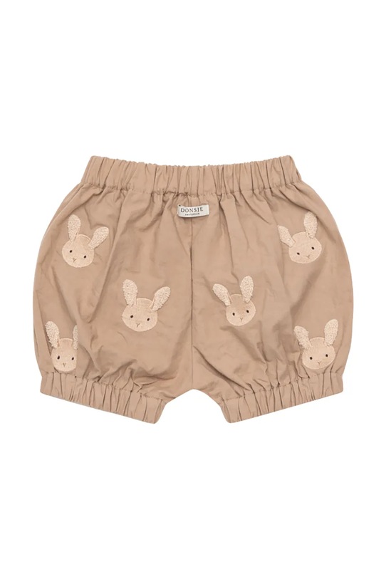 Chłopiec Donsje szorty bawełniane niemowlęce Carson Bloomers Fluffy Bunnies 3029808 beżowy
