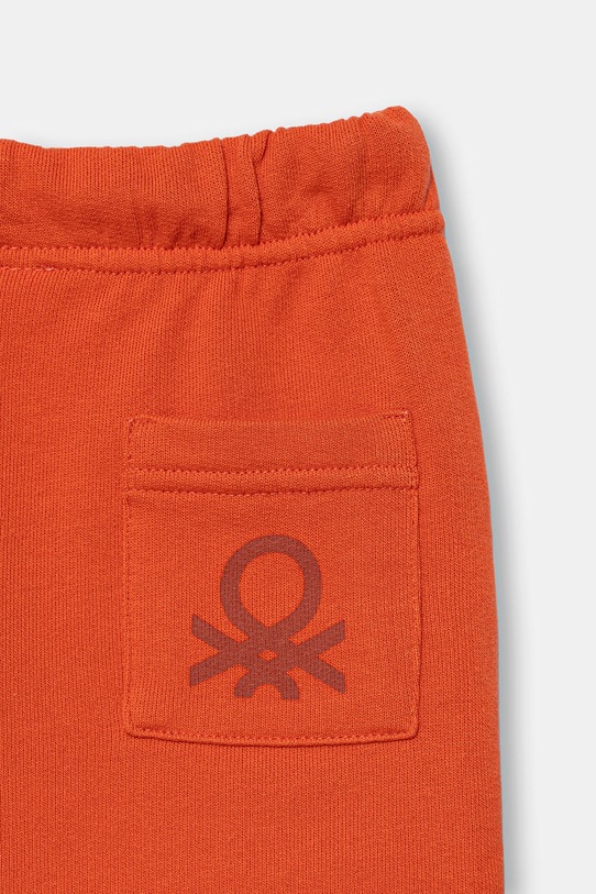 Chłopiec United Colors of Benetton szorty dziecięce bawełniane 3J70G900P.P.Stagionale pomarańczowy