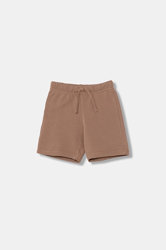 United Colors of Benetton szorty dziecięce bawełniane brązowy 3J70G900P.P.Stagionale