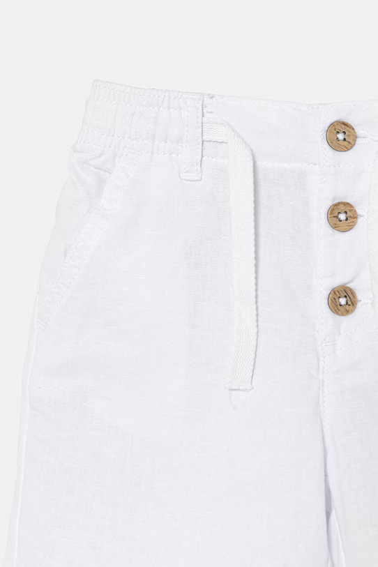 Dječaci United Colors of Benetton kratke hlače za djecu s lanom 43WBG9039.P.Stagionale bijela