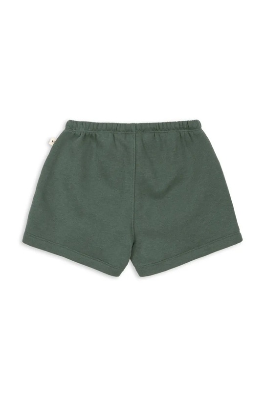 Konges Sløjd къс панталон тип анцуг за деца с памук LOU SWEAT SHORTS OCS KS105452.PPY2 зелен SS26
