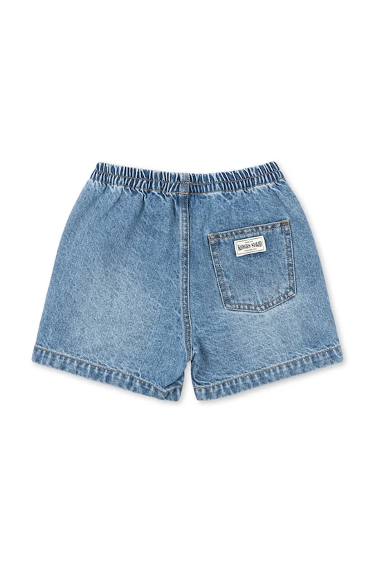 Konges Sløjd šortky dětské džínové MAGOT DENIM SHORTS GOTS KS105462.PPY2 námořnická modř SS26