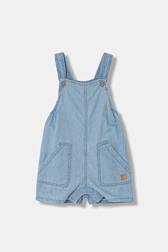 United Colors of Benetton romper kojenecký bavlněný modrá 4DHJAT01S.W.seasonal