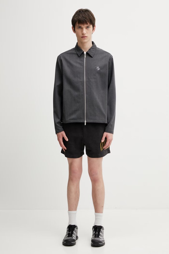 Represent szorty bawełniane Owners OCM100049.02 szary