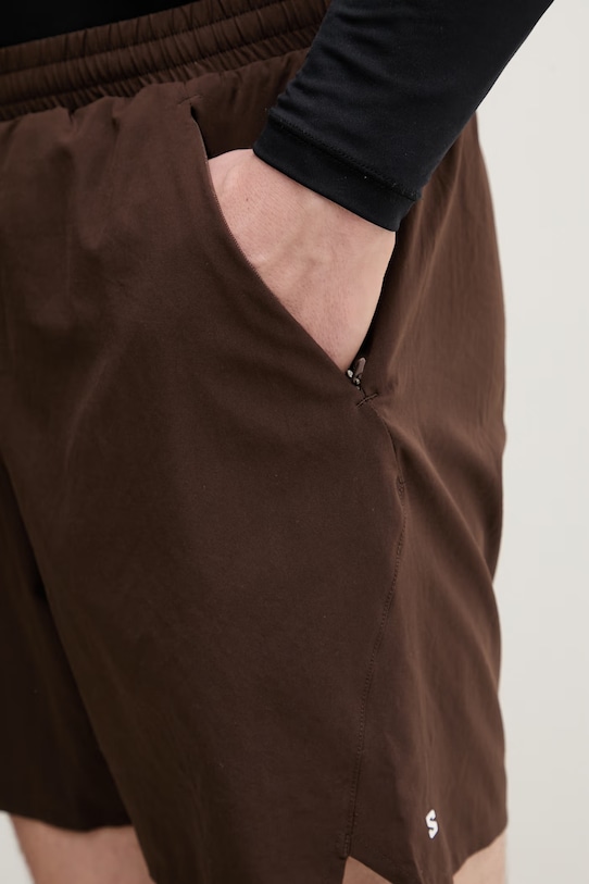 Tréningové šortky Salomon SHKout hnedá LC2640600