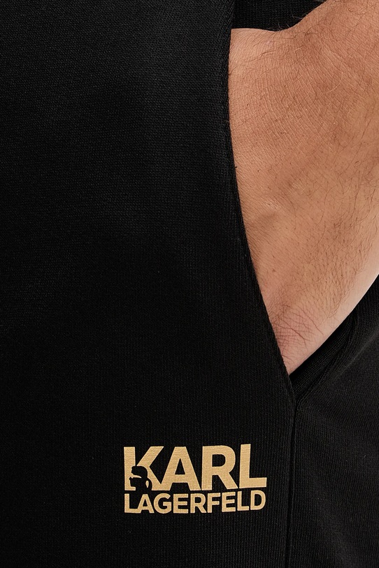 Karl Lagerfeld szorty bawełniane czarny 561917.705783