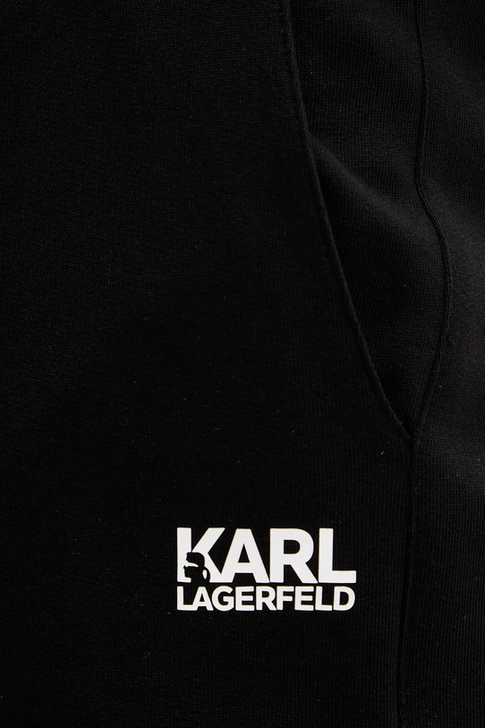 Karl Lagerfeld szorty bawełniane czarny 561917.705783