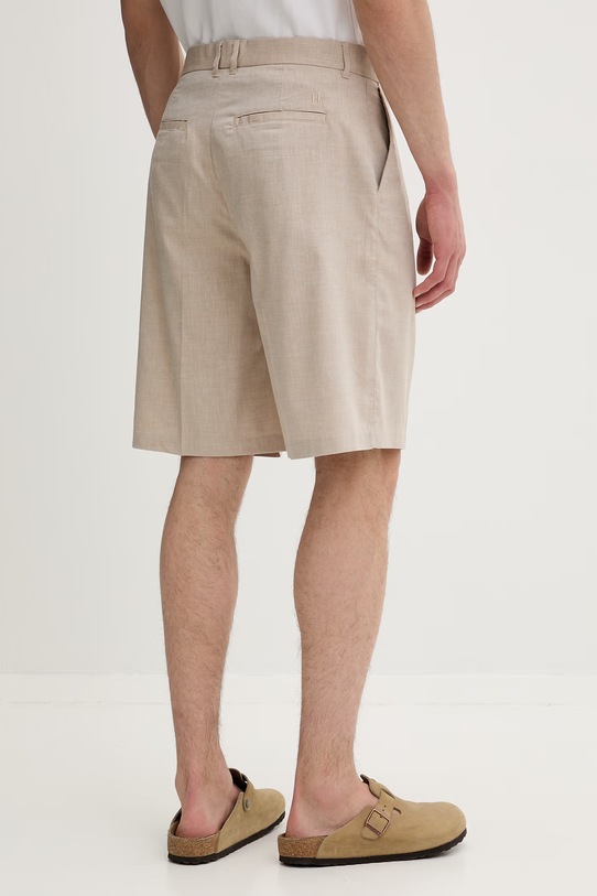 Odzież Les Deux szorty męskie z dodatkiem lnu Reece 1001342 beżowy