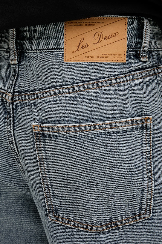 Les Deux szorty męskie jeansowe Ryder niebieski 1001445