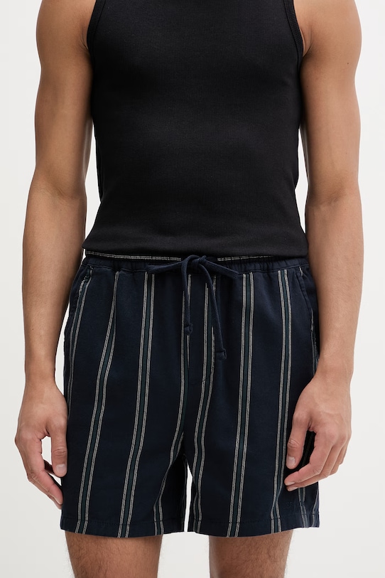 Les Deux szorty męskie bawełniane Lawson granatowy 1001490