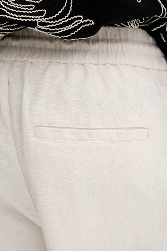 Les Deux szorty męskie z lnem Otto beżowy 1001791