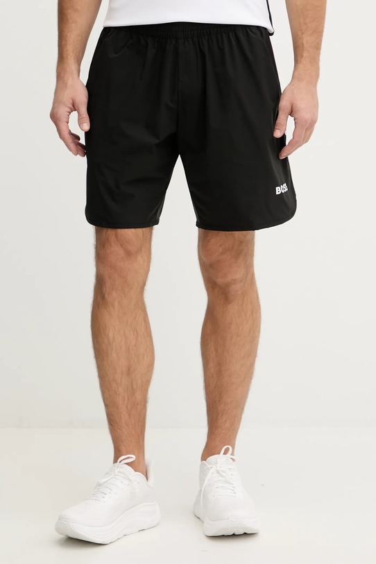 BOSS Green szorty SH_TOC Spin 8 inch nadruk czarny 50551948