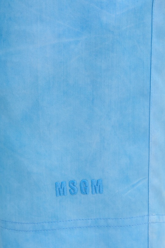 MSGM szorty męskie niebieski 4040MB05X.267009