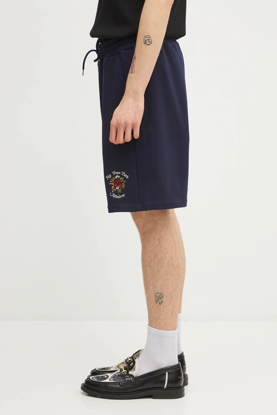 Drôle de Monsieur szorty bawełniane Slogan Rose J.BS180.CO127.NY granatowy SS26