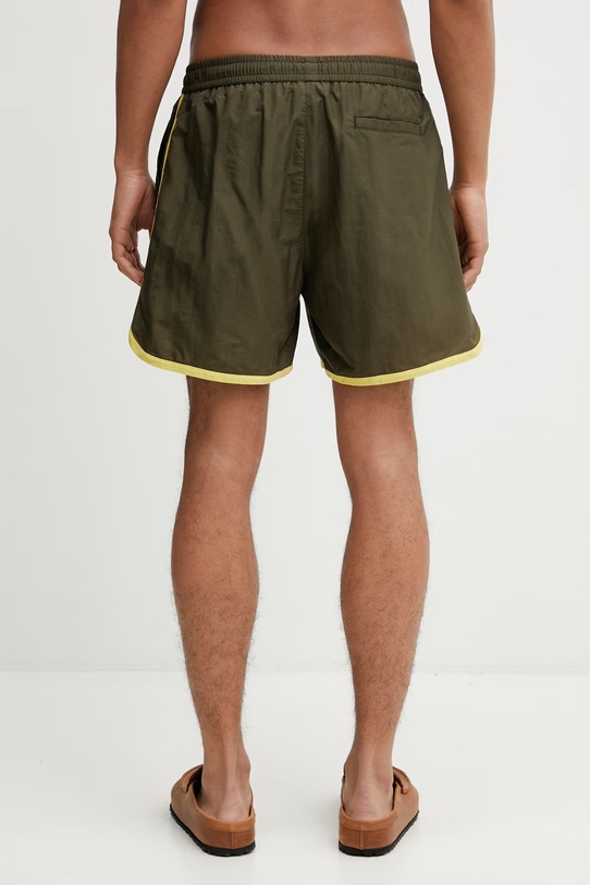 Odzież Drôle de Monsieur Plage Slogan Palmier szorty kąpielowe męskie K.BS184.PA028.KK zielony