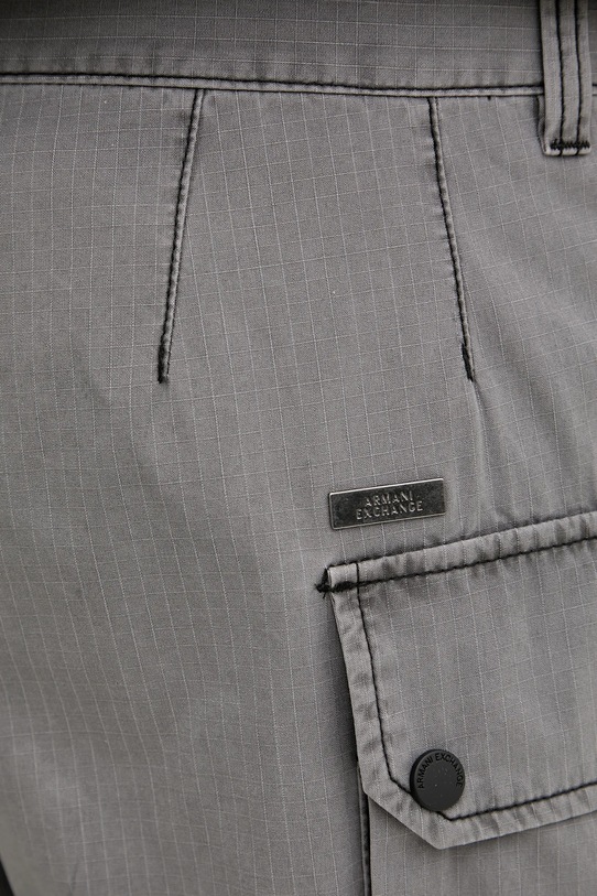 Armani Exchange szorty bawełniane szary XM001829.AF18577