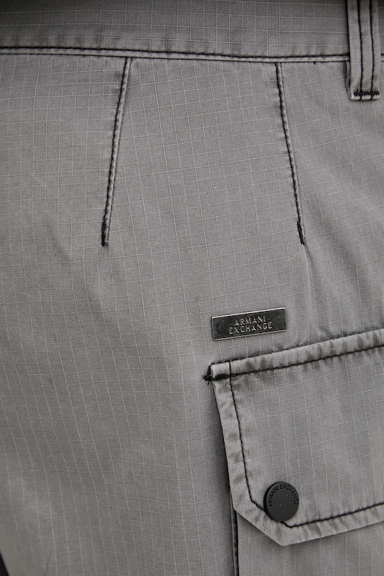 Armani Exchange szorty bawełniane szary XM001829.AF18577