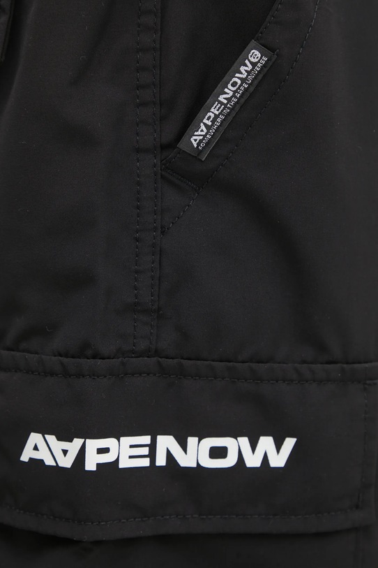 AAPE szorty Now AAPSPMB672XXO czarny