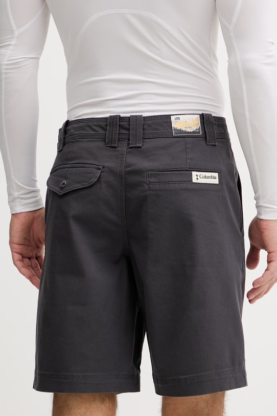 Odzież Columbia szorty męskie z bawełną Acker Rock 2157071 szary
