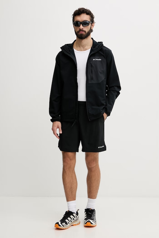 Columbia szorty męskie Vital Valley 2157451 czarny SS26