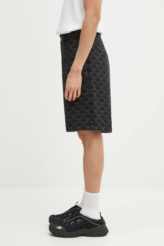 A Bathing Ape szorty jeansowe College Monogram 1L30151302 czarny SS26