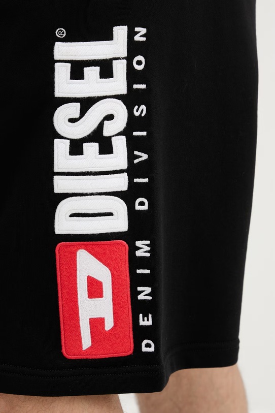 Diesel szorty męskie bawełniane P-CROW-DIV czarny A20027.0GEAD