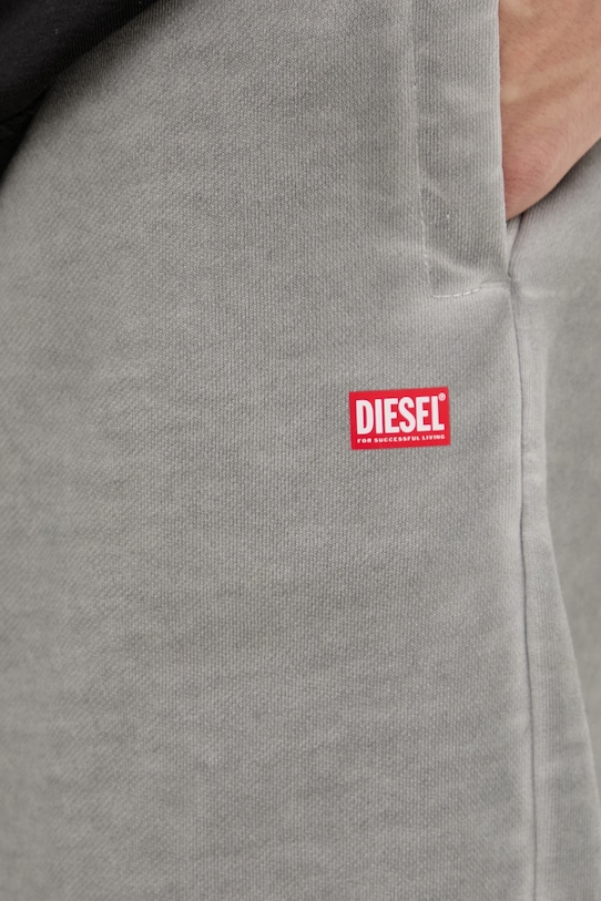 Diesel szorty dresowe męskie bawełniane P-CROWN-V1 A20493.0IKBR szary