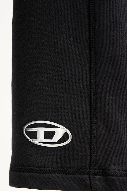 Diesel szorty bawełniane P-MARSHY-IOD czarny A21795.0BKBW
