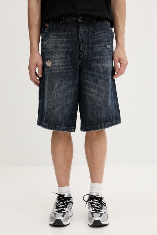 Diesel szorty męskie jeansowe D-LIVERY-W granatowy A19270.0ADBZ