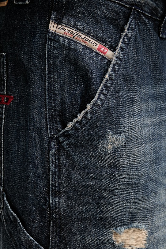 Diesel szorty męskie jeansowe D-LIVERY-W granatowy A19270.0ADBZ