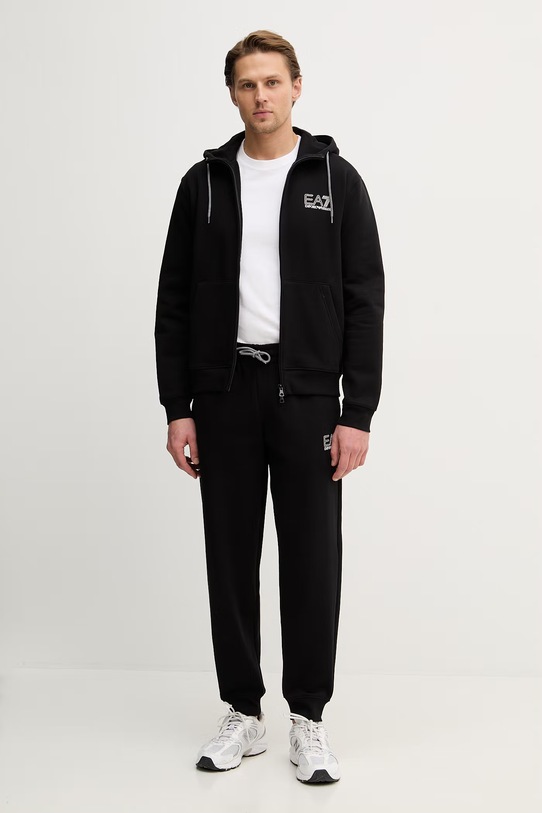 EA7 Emporio Armani dres dzianina czarny AF10377.7M001326