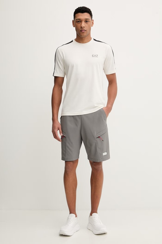 Σορτς προπόνησης EA7 Emporio Armani AF13392.7M001377 γκρί SS26