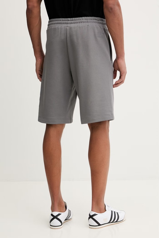 Ρούχα Βαμβακερό σορτσάκι EA7 Emporio Armani AF17787.7M001491 γκρί