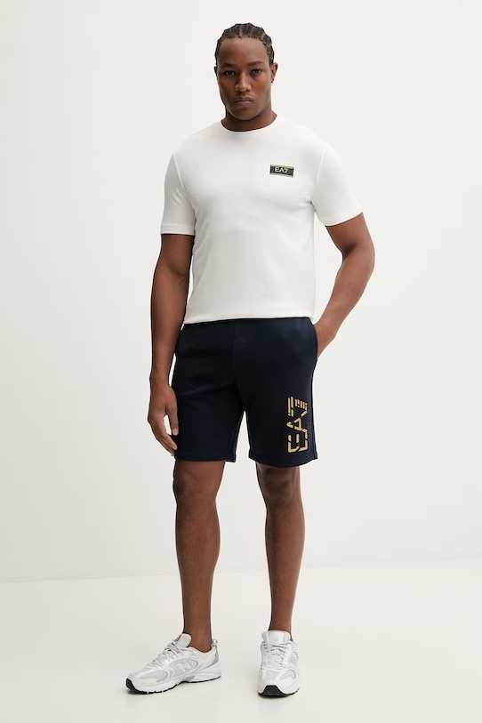 EA7 Emporio Armani szorty bawełniane AF17787.7M001564 granatowy SS26