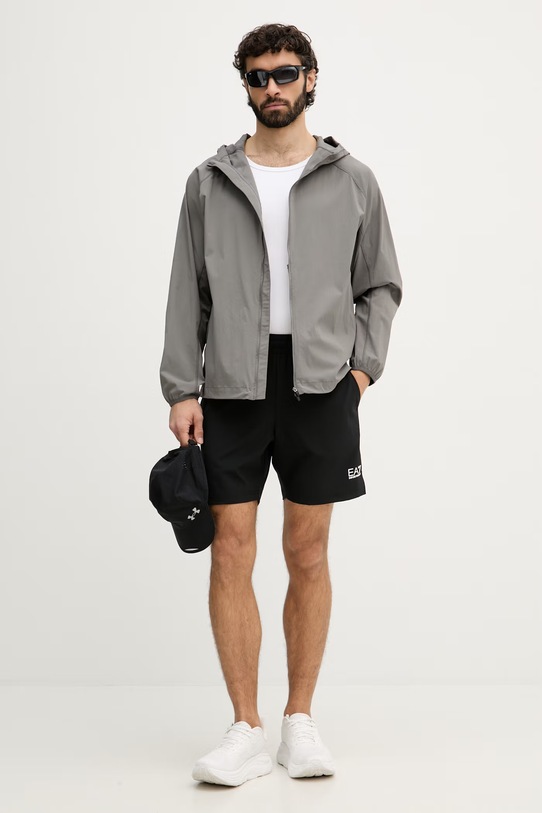 Σορτς προπόνησης EA7 Emporio Armani AF21059.7M001529 μαύρο SS26