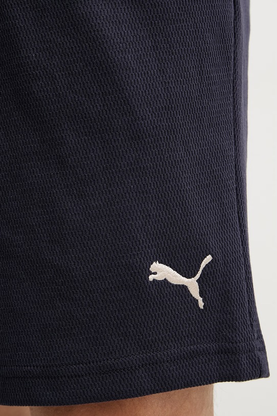 Puma szorty dresowe męskie z bawełną Essential Elevated granatowy 692021