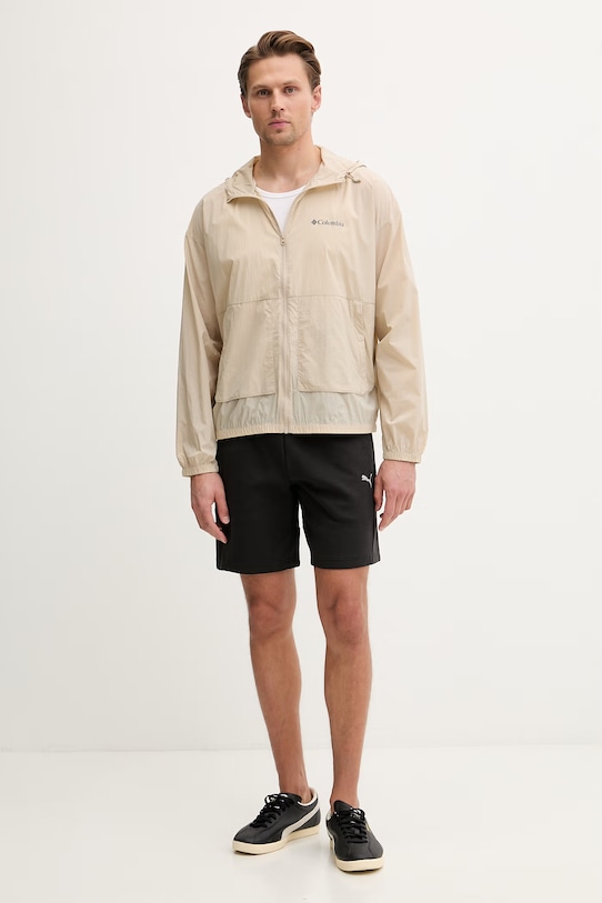 Puma szorty dresowe męskie z bawełną Pumatech 692182 czarny SS26