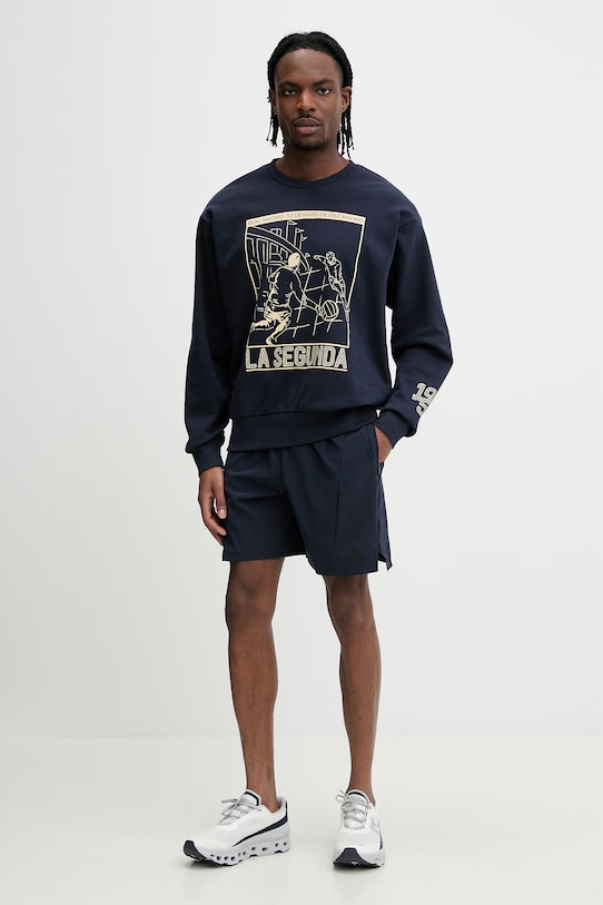 adidas Performance szorty treningowe D4T KA7270 granatowy SS26