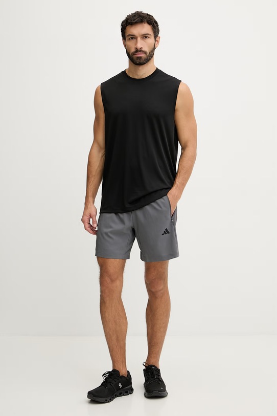 adidas Performance szorty treningowe KD2949 szary SS26