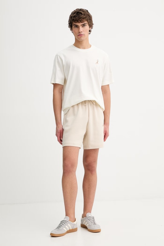 adidas szorty KD7659 beżowy SS26