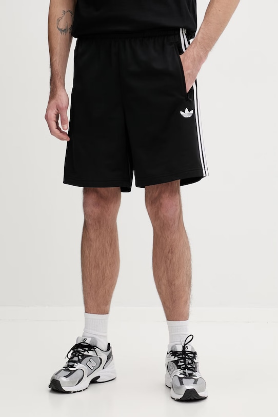 Šortky adidas Originals Firebird pletenina čierna KE1379
