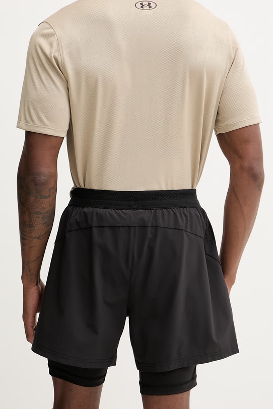 Odzież Puma szorty 2w1 męskie PWRmode 528589 czarny