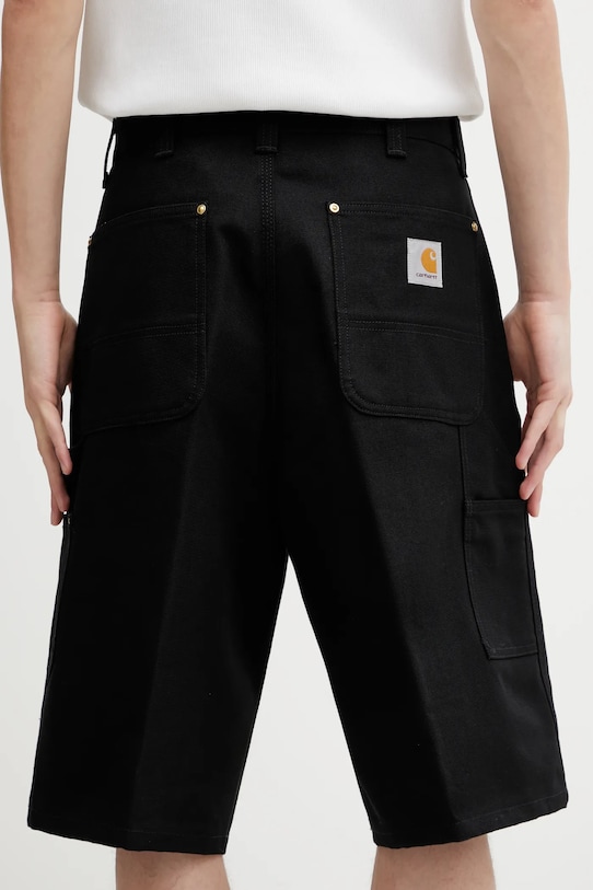 Rifľové krátke nohavice Carhartt WIP OG Single Knee Short čierna I036308.8901