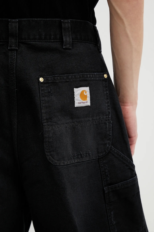 Rifľové krátke nohavice Carhartt WIP OG Single Knee Short čierna I036308.89B7