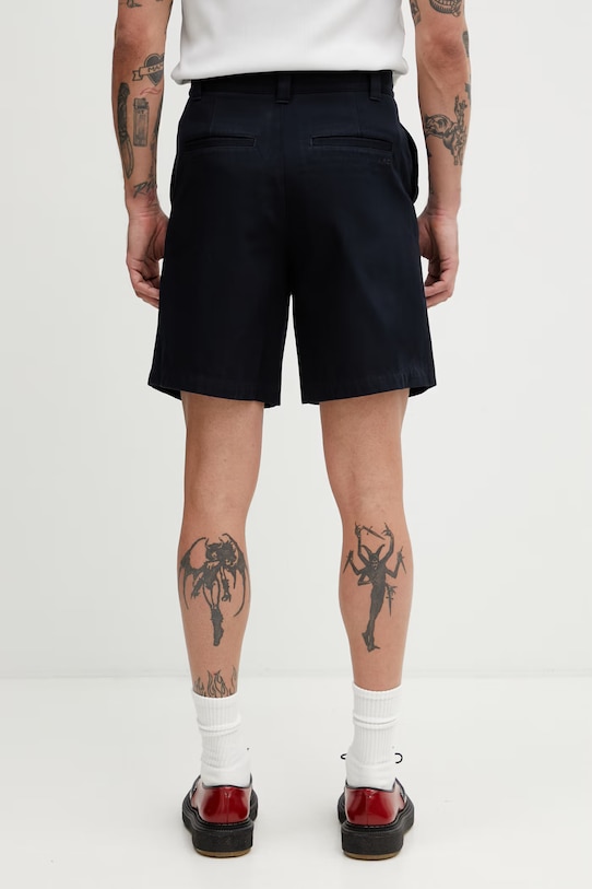 Odzież A.P.C. szorty bawełniane męskie COHNZ.H10020 granatowy