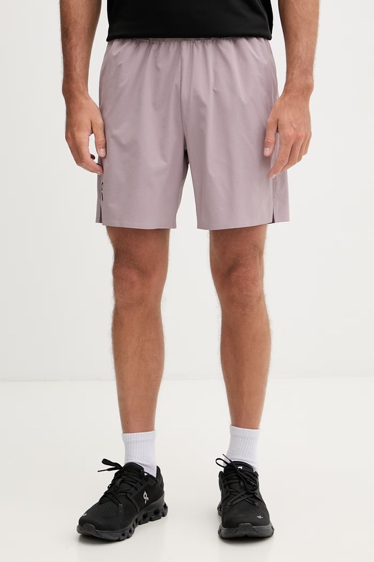 On szorty sportowe męskie Focus fioletowy 1MF11194390