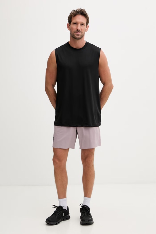 On szorty sportowe męskie Focus 1MF11194390 fioletowy SS26