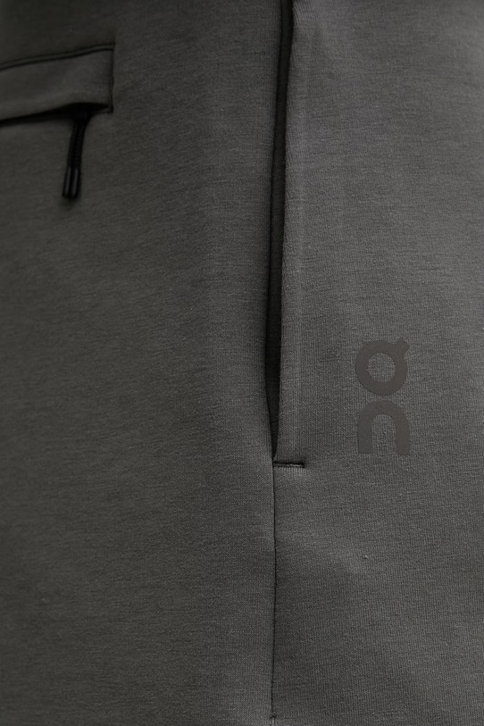 On szorty sportowe męskie z bawełną Focus Tech szary 1MF30330345